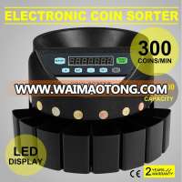 Automatic Electronic Money Sorter & Coin Counter Cash Currency Counting Machine for Euro Coins