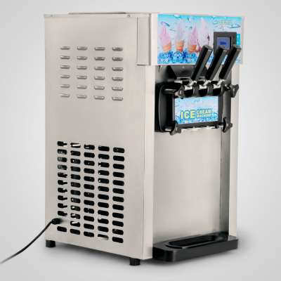 ice cream making machine , soft ice cream machine with 3 flavor 110V