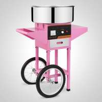 Floss Maker Pink with Cart Stand Brand New Commercial Electric Cotton Candy Machine