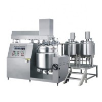 Cosmetic mixer machine body cream hand lotion making machine